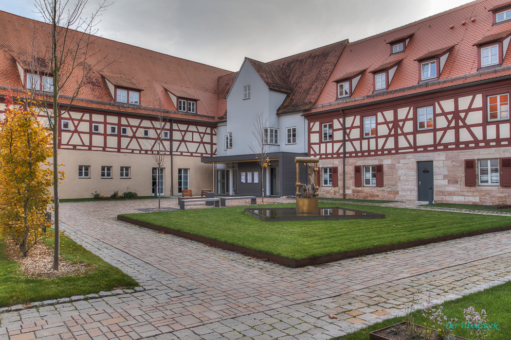 Bürgerrathaus (Stadtverwaltung) Langenzenn, untergebracht im ehemaligen Krankenhaus.