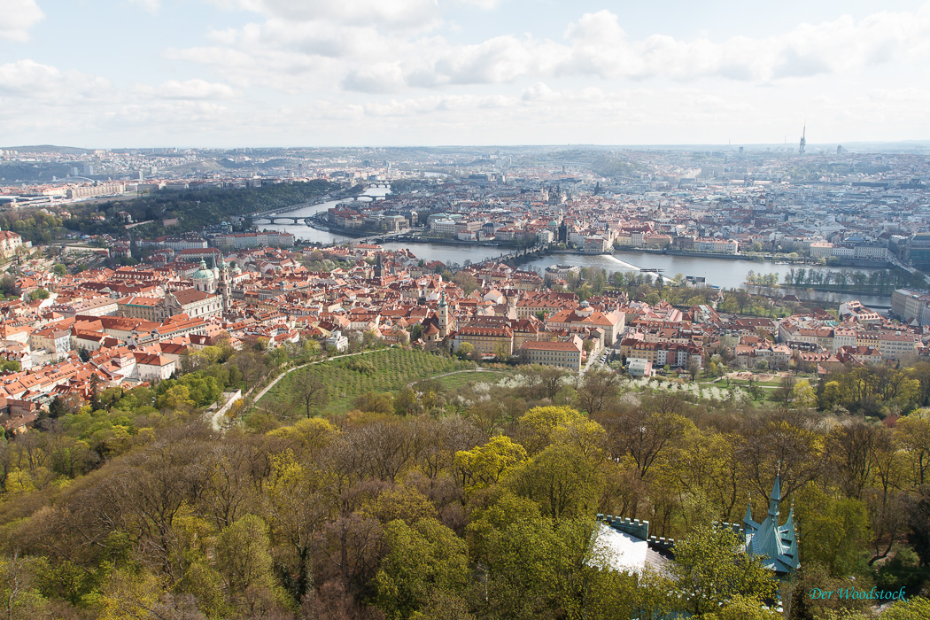 Blick vom Petrin auf die Stadt